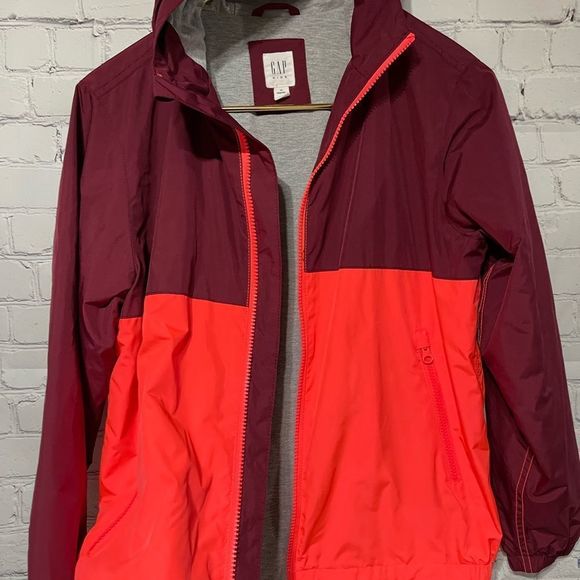 Gap Kids Colorblock Windbreaker XL Full Zip - Picture 8 of 12